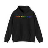 South Dakota is Gay Pride Hoodie: LGBTQ+ Flag Gradient Sweatshirt