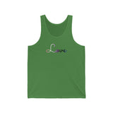 Genderfluid Love Script Tank: Subtly Elegant Pride Tank-Top