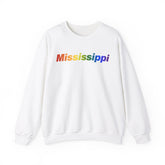 Mississippi Sweatshirt: Vibrant Pride Gradient Design