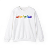 Mississippi Sweatshirt: Vibrant Pride Gradient Design