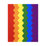 Pride Flag Wavey Decal: Sharp Pride Sticker