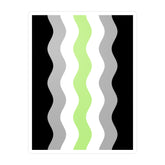 Agender Flag Ripple Decal: Wavey Pride Sticker
