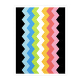 Queer Pride Flag Wavey Decal: Sharp Pride Sticker