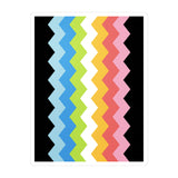 Queer Pride Flag Wavey Decal: Sharp Pride Sticker