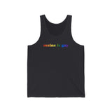 Maine is Gay Pride Tank-Top: LGBTQ+ Flag Gradient Tank