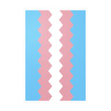 Transgender Flag Wavey Decal: Sharp Pride Sticker