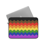 Philadelphia Pride Flag Laptop Sleeve: Wavey Print Protective Case