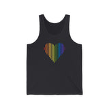Pride Heart Lines Tank-Top: Pride Gradient Tank