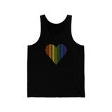 Pride Heart Lines Tank-Top: Pride Gradient Tank