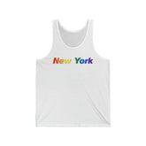 New York Tank-Top: Vibrant Pride Gradient Design