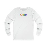 Ohio Long Sleeve Tee: Pride Gradient Design