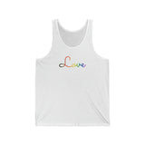 Philly Pride Love Script Tank: Subtly Elegant Pride Tank-Top