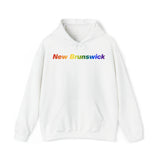 New Brunswick Pride Gradient Hoodie: LGBTQ+ Designed Sweater