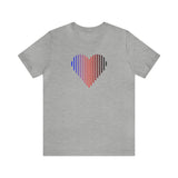 Polyamory Heart Lines T-Shirt: Pride Gradient Tee