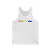 Oklahoma Tank-Top: Vibrant Pride Gradient Design