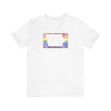 Iowa Pride Flag Tee: Rainbow LGBTQ+ State Silhouette Distressed Shirt