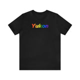 Yukon Pride Gradient T-Shirt: LGBTQ+ Designed Tee