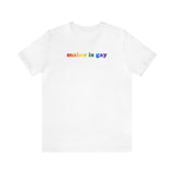 Maine is Gay Pride T-Shirt: LGBTQ+ Flag Gradient Tee