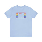 Oregon Pride Flag Tee: Rainbow LGBTQ+ State Silhouette Distressed Shirt