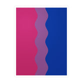 Bisexual Flag Ripple Decal: Wavey Pride Sticker