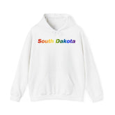 South Dakota Hoodie: Vibrant Pride Gradient Design
