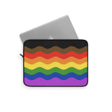 Philadelphia Pride Flag Laptop Sleeve: Ripple Print Protective Case