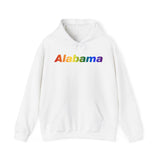 Alabama Hoodie: Vibrant Pride Gradient Design