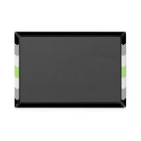 Agender Pride Flag Magnet: Wavey Rectangle Button for Fridge