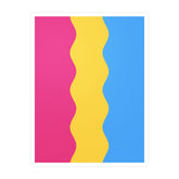 Pansexual Flag Ripple Decal: Wavey Pride Sticker