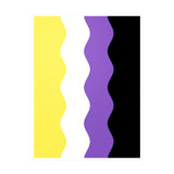 Nonbinary Flag Ripple Decal: Wavey Pride Sticker