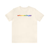 Arkansas is Gay Pride T-Shirt: LGBTQ+ Flag Gradient Tee