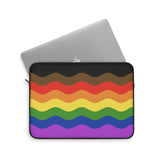 Philadelphia Pride Flag Laptop Sleeve: Ripple Print Protective Case
