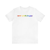New York is Gay Pride T-Shirt: LGBTQ+ Flag Gradient Tee
