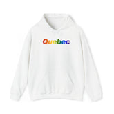 Quebec Pride Gradient Hoodie: LGBTQ+ Designed Sweater