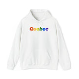 Quebec Pride Gradient Hoodie: LGBTQ+ Designed Sweater