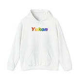 Yukon Pride Gradient Hoodie: LGBTQ+ Designed Sweater