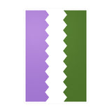 Genderqueer Flag Wavey Decal: Sharp Pride Sticker
