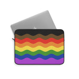 Philadelphia Pride Flag Laptop Sleeve: Ripple Print Protective Case