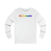 Colorado Long Sleeve Tee: Pride Gradient Design