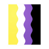 Nonbinary Flag Ripple Decal: Wavey Pride Sticker