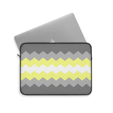 Demigender Pride Flag Laptop Sleeve: Wavey Print Protective Case