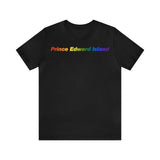 Prince Edward Island Pride Gradient T-Shirt: LGBTQ+ Designed Tee