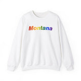 Montana Sweatshirt: Vibrant Pride Gradient Design