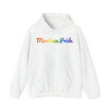 Montana Pride Hoodie: Flowing Cursive Design with LGBTQ+ Gradient