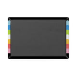 Queer Pride Flag Magnet: Ripple Rectangle Button for Fridge