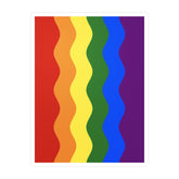 Pride Flag Ripple Decal: Wavey Pride Sticker