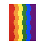 Pride Flag Ripple Decal: Wavey Pride Sticker