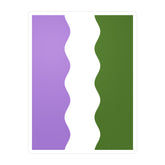 Genderqueer Flag Ripple Decal: Wavey Pride Sticker