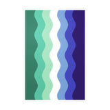 Gay Pride Flag Ripple Decal: Wavey Pride Sticker