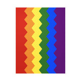 Pride Flag Wavey Decal: Sharp Pride Sticker